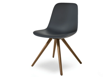 STEP SOFT TOUCH - Integral polyurethane foam chair with wooden legs by Tonon - view 3