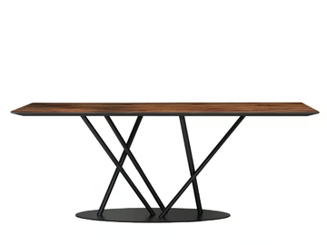 TUBE - Rectangular wooden dining table by Tonon - view 2