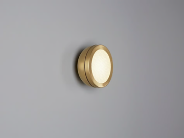 MOLLY - LED brass wall light by Tooy - view 2