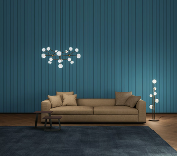 NABILA - Metal floor lamp by Tooy - view 3