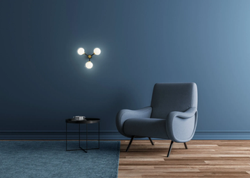 NABILA - Borosilicate glass wall lamp with fixed arm by Tooy - view 3