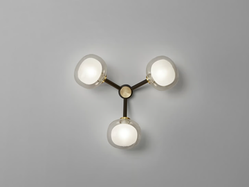 NABILA - Borosilicate glass wall lamp with fixed arm by Tooy - view 2