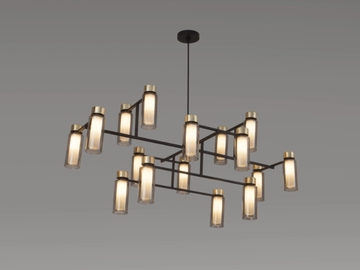 OSMAN - Painted metal chandelier by Tooy - view 2