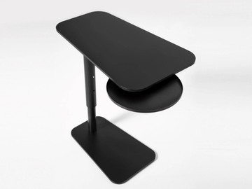 JENS - Rectangular metal side table with tray by TrabA' - view 3
