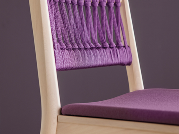 JULIE - Chair with integrated cushion by TrabA' - view 3
