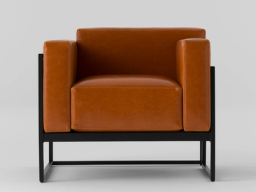 KIRK - Fabric armchair with armrests by TrabA' - view 3
