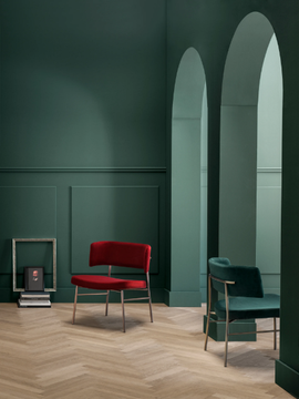 MARLEN - Fabric easy chair by TrabA' - view 3