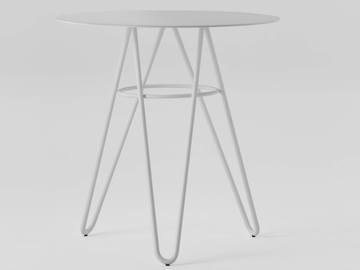 SELF - Round metal table by TrabA' - view 3
