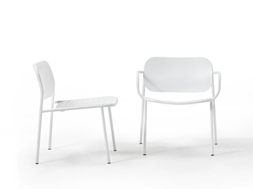 METIS DOT - Metal easy chair by TrabA' - view 3