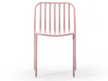 METIS LINE - Stackable metal chair open back by TrabA' - view 3