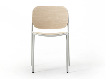METIS WOOD - Stackable wooden chair open back by TrabA' - view 2