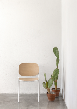 METIS WOOD - Stackable wooden chair open back by TrabA' - view 3