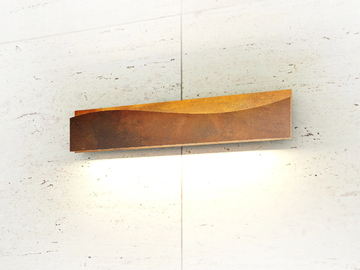 ESSE 002 - Corten™ wall light by TrackDesign - view 2