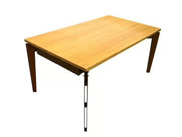 LEGGERO 02 - Extending rectangular oak table by TrackDesign - view 2