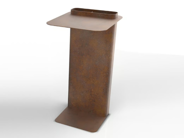 DAD - Corten™ high table by TrackDesign - view 2