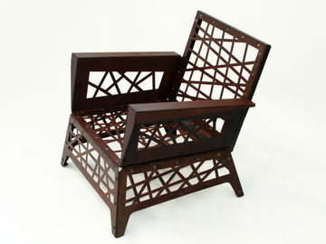 MIKADO - Corten™ garden armchair with armrests by TrackDesign - view 2