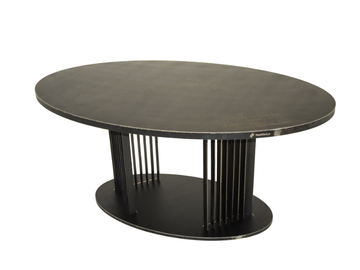 OVOV - Oval steel living room table by TrackDesign - view 2
