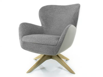 BRITNEY - Swivel fabric armchair with armrests by Tremolada - view 2