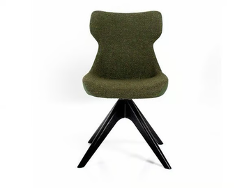 CAMILA - Upholstered trestle-based fabric chair by Tremolada - view 3