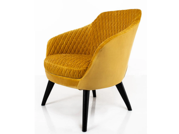 KATY - Fabric easy chair with armrests by Tremolada - view 2