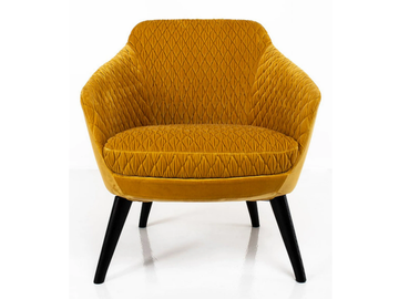 KATY - Fabric easy chair with armrests by Tremolada - view 3