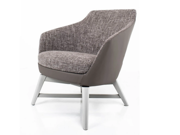 KATY - Fabric easy chair with armrests by Tremolada - view 2