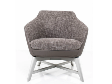 KATY - Fabric easy chair with armrests by Tremolada - view 3