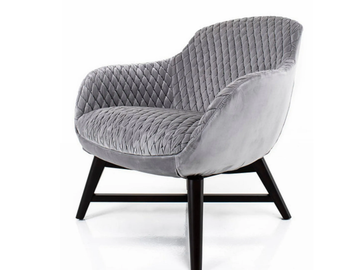 MILEY - Fabric armchair with armrests by Tremolada - view 2