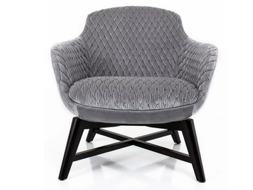 MILEY - Fabric armchair with armrests by Tremolada - view 3