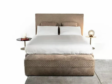 ALICE - Fabric double bed with upholstered headboard by Tremolada - view 2