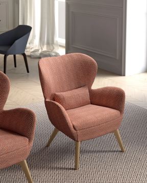 BRITNEY - Fabric armchair with armrests by Tremolada - view 3
