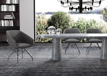 FLORENCE - Fabric easy chair with armrests by Tremolada - view 3