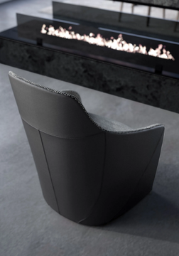 KAROL - Fabric armchair with armrests by Tremolada - view 3