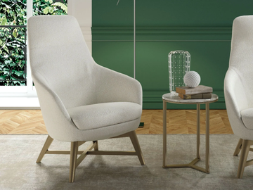 KATY TOP - Fabric armchair with armrests by Tremolada - view 2