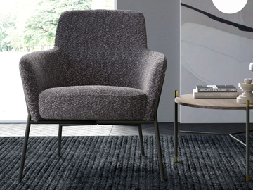 LEXY - Fabric armchair with armrests by Tremolada - view 2