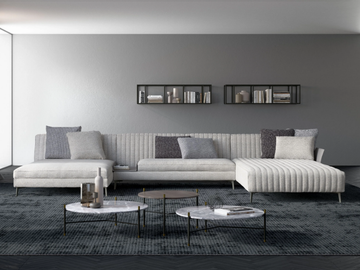 LIAM - Modular sectional velvet sofa by Tremolada - view 2