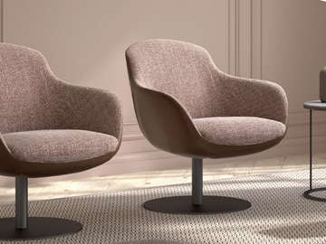 MILEY - Fabric easy chair with armrests by Tremolada - view 2