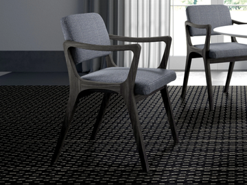 NELLY - Upholstered fabric chair with armrests by Tremolada - view 2