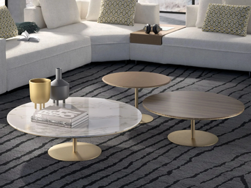 ROUND - Round handmade coffee table by Tremolada - view 2