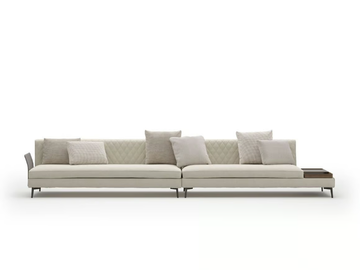 THEA - Corner sectional modular velvet sofa by Tremolada - view 3
