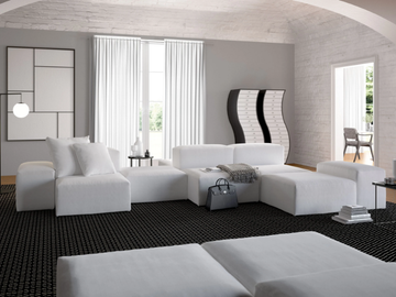 TOM - Modular sectional fabric sofa by Tremolada - view 2