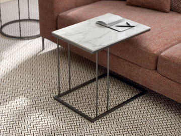 THIN - Rectangular marble side table by Tremolada - view 2