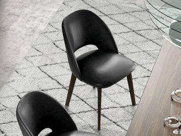 VIVIAN - Upholstered leather chair by Tremolada - view 2