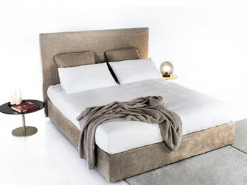ALICE - Fabric double bed with upholstered headboard by Tremolada - view 3