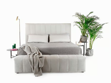 BRUCE - Fabric storage bed with upholstered headboard by Tremolada - view 2