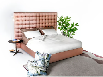 KURT - Fabric double bed with tufted headboard by Tremolada - view 3