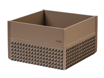 ECLIPSE - Tanned leather jewel box / pin tray by Turri - view 2