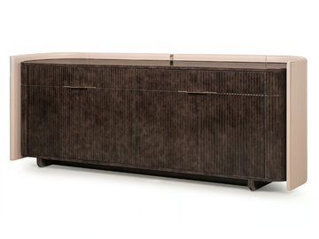 ECLIPSE - Wooden sideboard with doors by Turri - view 2