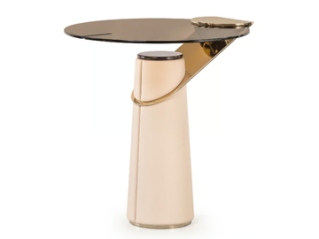 ECLIPSE - Round glass coffee table for living room by Turri - view 2