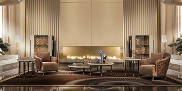 JOLLY - Club lobby chair with armrests by Turri - view 3